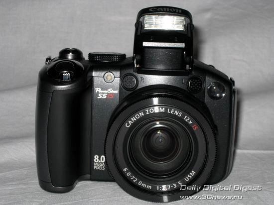 Передняя панель цифровой фотокамеры Canon PowerShot S5 IS