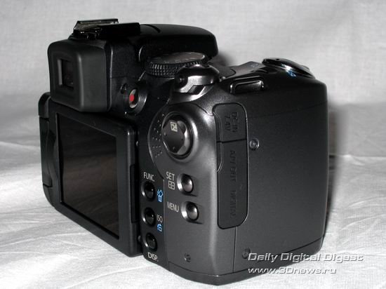 Правая панель цифровой фотокамеры Canon PowerShot S5 IS