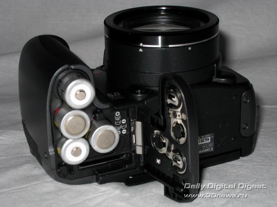 Нижняя панель цифровой фотокамеры Canon PowerShot S5 IS