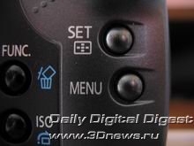 Кнопка SET цифровой фотокамеры Canon PowerShot S5 IS