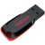Flash Drive Sandisk USB Cruzer Blade 64 GB Black Red