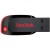 Flash Drive Sandisk USB Cruzer Blade 64 GB Black Red