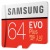 Фото товара Карта пам'яті Samsung microSDXC 64GB UHS-I U3 EVO Pus (MB-MC64GA/RU)