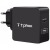 Фото товара Мережевий зарядний пристрій T-PHOX 57W Fast Charge - TYPE-C PD 45W+USB 12W Black