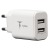 Фото товара Мережевий зарядний пристрій T-PHOX Pocket 2.1A Dual USB White