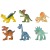 Фото товара Набір ігрових фігурок Dingua Милі динозаврики, 6 шт (у коробці)