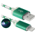 Фото товара Кабель Defender ACH03-03LT USB(AM)-Lightning GreenLED Backlight 1m
