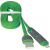 Фото товара Кабель Defender USB10-03BP USB(AM)-MicroUSB+Lightning Green 1m