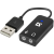 Фото товара Перехідник для навушников Defender Audio USB 2х3.5мм jack ->USB (63002)