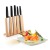 Фото товара Набір кухонних ножів Rondell Craft, 5 предметів
