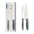 Фото товара Набір ножів Tramontina Plenus grey, 2 предмети