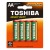 Фото товара Батарейка Toshiba R6 Heavy Duty BP 1x4