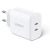 Фото товара Мережевий зарядний пристрій Ugreen CD243 40W 2xType-C PD Fast Charger (White)