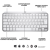 Фото товара Клавіатура Logitech MX Keys Mini Minimalist Wireless US Pale Grey (920-010499)