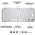 Фото товара Клавіатура Logitech MX Keys Mini For Business, PALE, US, GREY (920-010609)