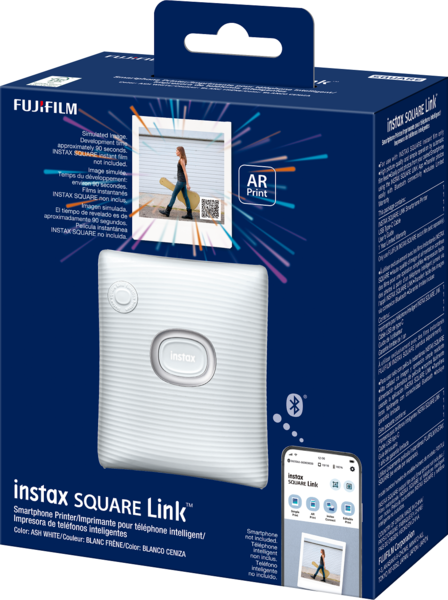 Imprimante pour téléphone intelligent Instax Square Link de FUJIFILM -  Blanc frêne