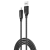 Фото товара Кабель XO NB235 Zebra Series Braided USB-A to Micro - 1m (Black) 