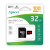 Фото товара Карта пам'ятi Apacer microSDHC 32GB U1 V10 A1 R100 + adapter (100/10 MB/s)