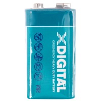 Купить Батарейка X-DIGITAL Longlife коробка 6F22 1X1 шт. - 9V-1S